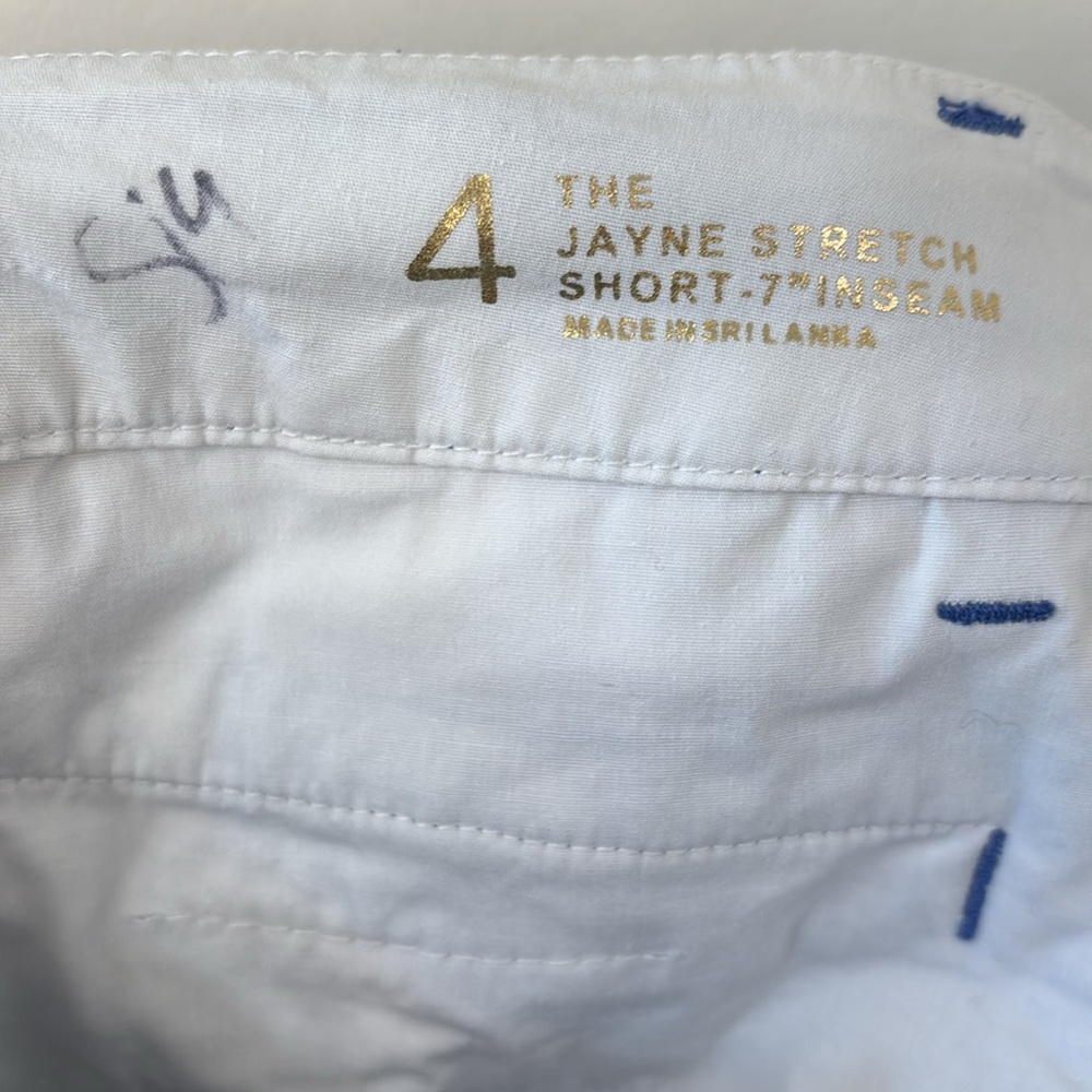 Lilly Pulitzer The Jayne Stretch Short 7” Inseam Deep Indigo Joy Ride Size 4 - Picture 8 of 9